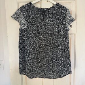 Black and White Women's Top